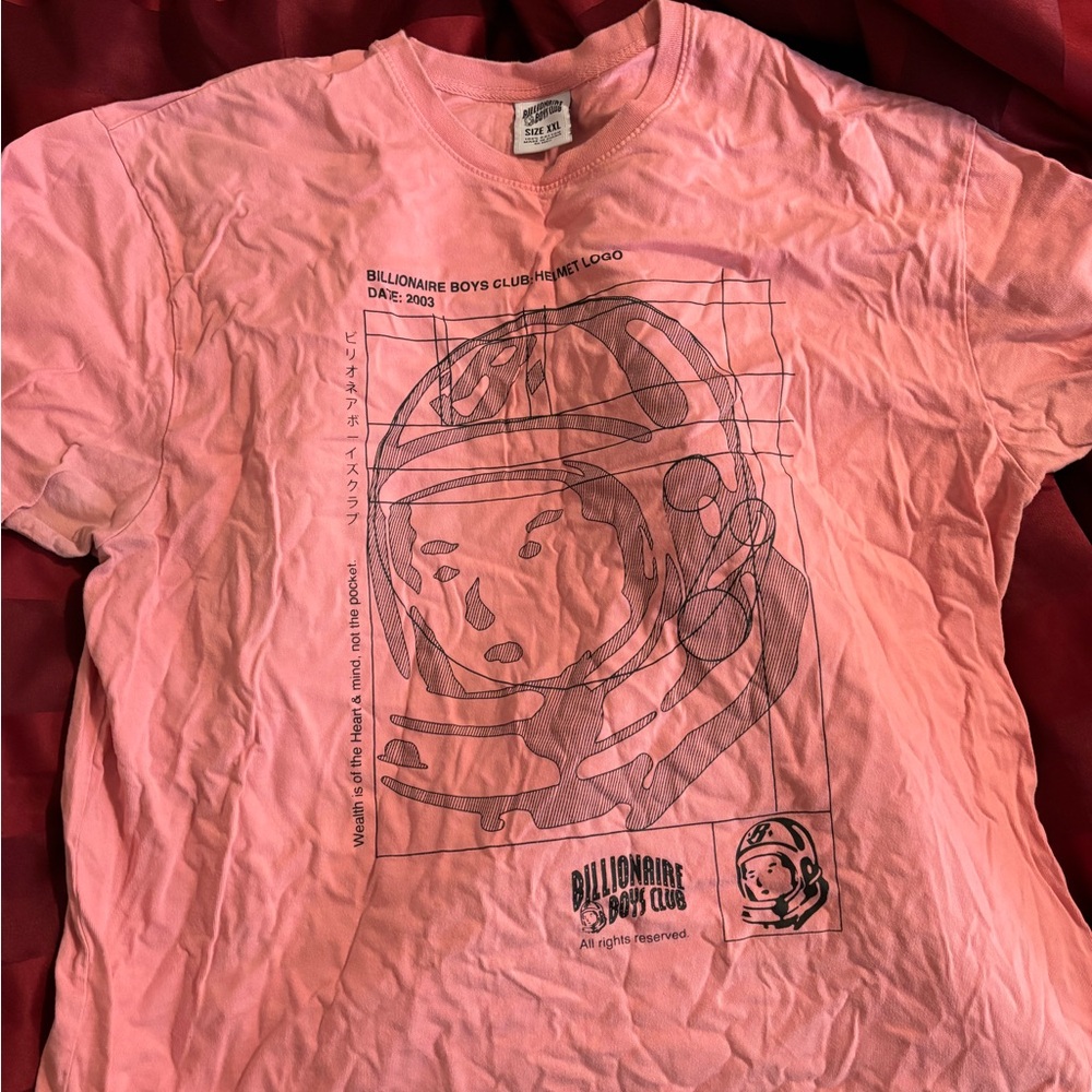Billionaire Boys Club Pink Astronaut Tee